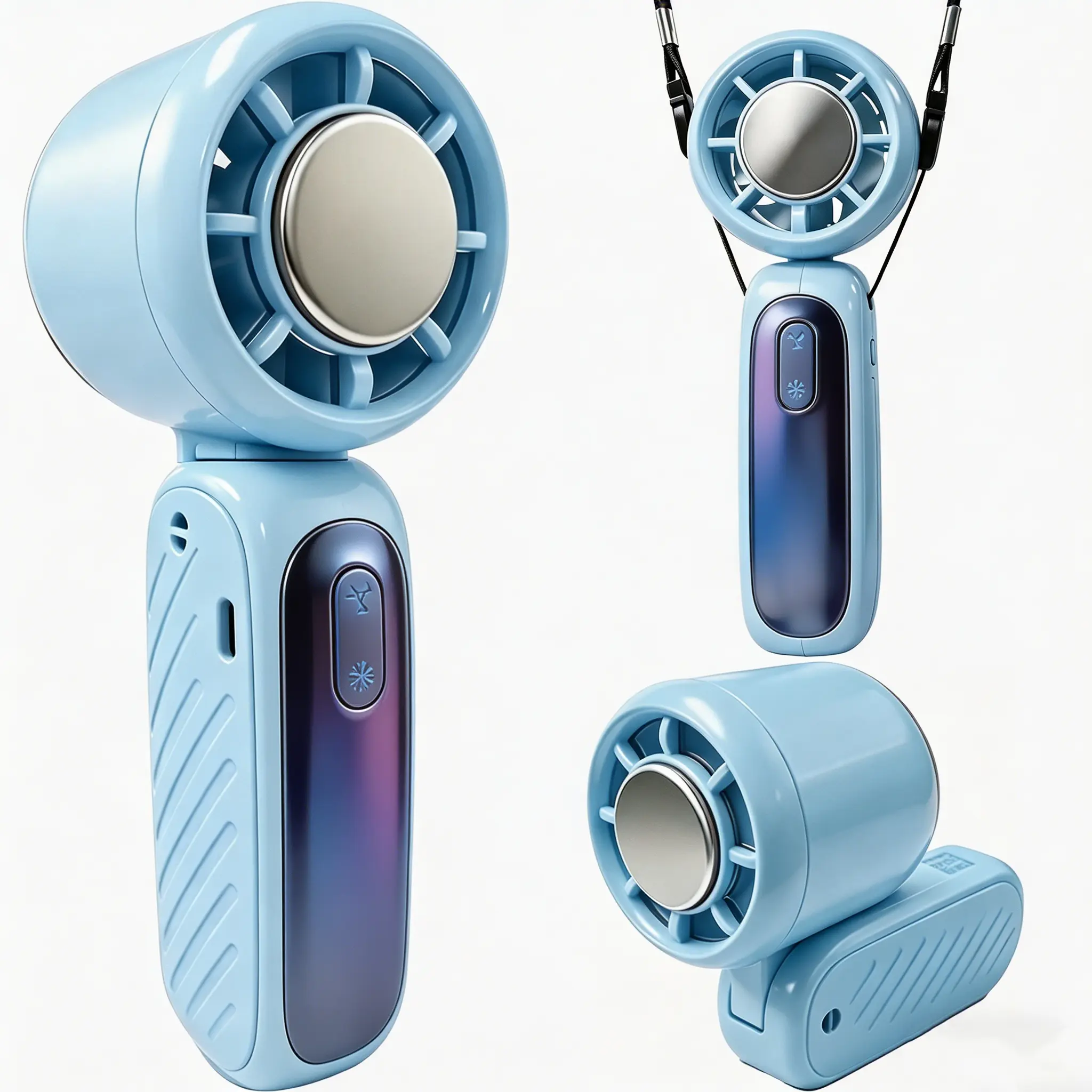 Portable fan Handheld High Speed Fan 199 Adjustable Levels Foldable for Summer Travel Vacation Essentials& Outdoor Activities cool fan