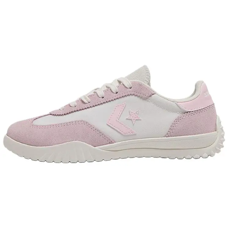 Converse Run Star Trainer Low-Top Closed Athletic Training Footwear - Unisex Casual Walking Shoes, Pink Trending & House White Official Maison Mihara Sneakers