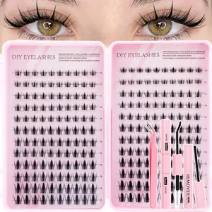 Braided Beauty Witch Eyelash Cluster, Anime-style Eyelash Cluster, Natural Eyelash Cluster Style False Eyelash Cluster, Beautiful Witch Single Eyelash, Suitable for Beginners - Eyelash Cluster Style, Eyelash Cluster Style, Single Eyelash, False Eyelash