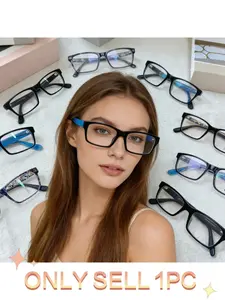 Single-Piece Cat Eye Glasses Frame, Purely Gentle Cat Eye Design, Enhances Jawline, Essential for Dating, All Seasons Wear