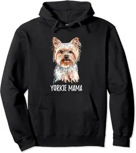 Cute Yorkie Mama Mother's Day gift for Dog Mom Pullover Hoodie - Briannawo Shop 22B07R6P474J