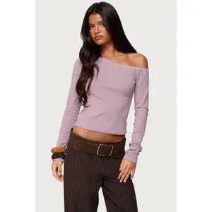 Emmiline Lacey Off Shoulder Top