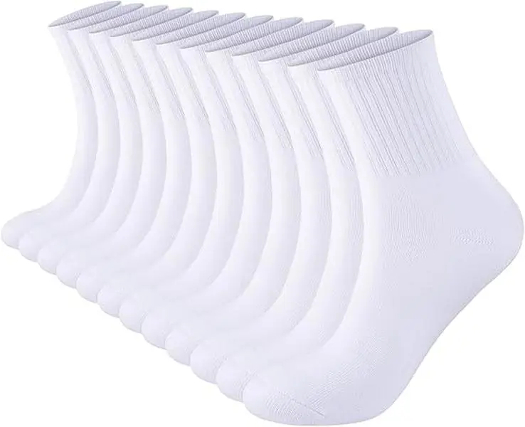 car accessories women 6-Pair Ribbed Knit Casual Style Cotton Cushioned Fabric Ankle Socks, rv accessories Athletic Quarter Mini Crew Socks for Automotive & Motorcycle Interior Decoration car accessories for men, car accessories, girly car accessories