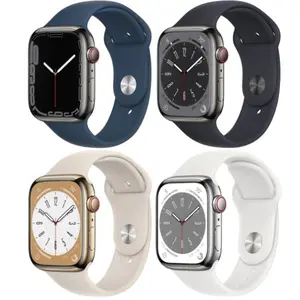 Refurbished Apple Watch Series 8 45mm (GPS + Cellular) Stainless Steel 32GB All Colors - Premium with 1 Year Warranty by BITB