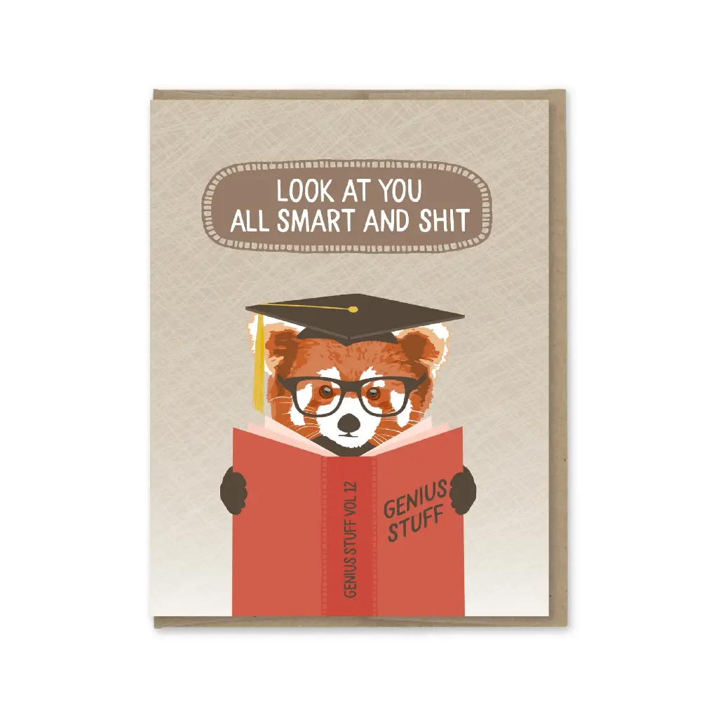 Smart And Sh*t Graduation Card