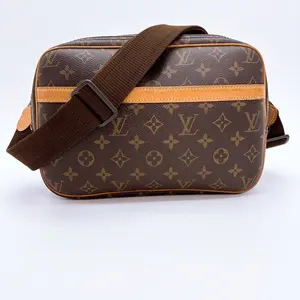 Pre-owned Louis Vuitton canvas Crossbody Bags Monogram Reporter Bag