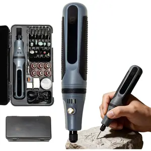 Electric Engraving Pen  Cordless Mini Engraver Etcher with 82 Accessories, Rechargeable Rotary Tool Engraving Kit for Metal  Glass Plastic,  Making Etching Carving Handheld  Drill
