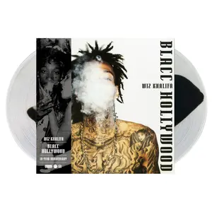 Wiz Khalifa - Blacc Hollywood 10 Year Anniversary (Blacc Tattoo Ink-In-Clear 2xLP w/OBI)