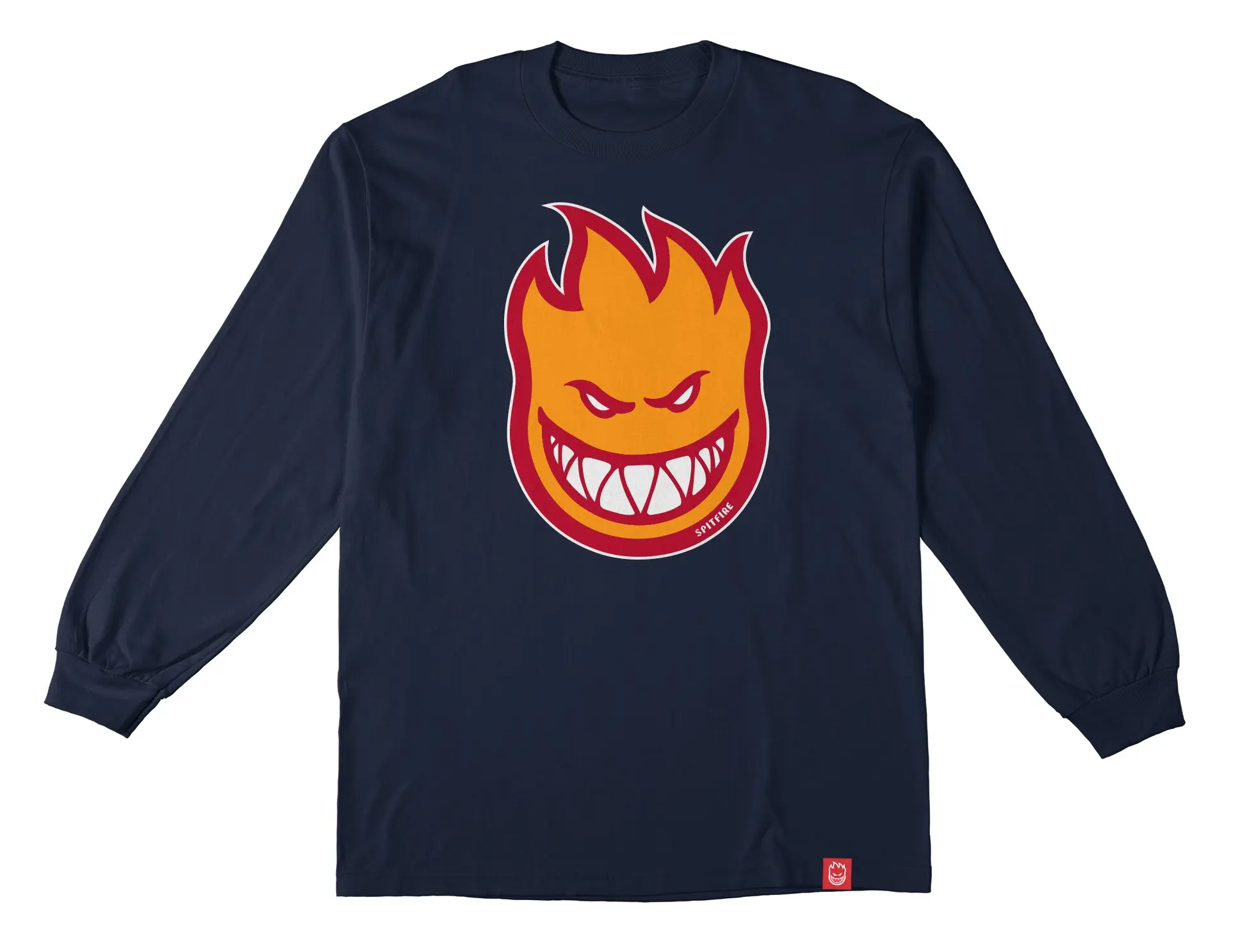 Spitfire Wheels Longsleeve Shirt Bighead Fill Navy/Gold
