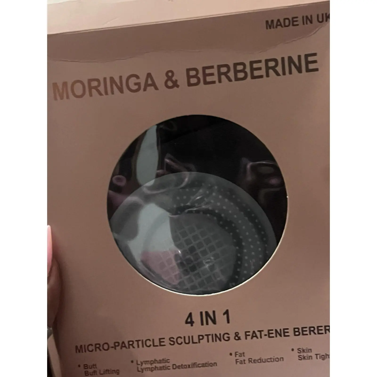 Moringa & Berberine 4 in 1 Micro-Particle Sculpting & Fat-Enabling Mask for Lymphatic Detoxification, Fat Reduction, and Skin Tightening