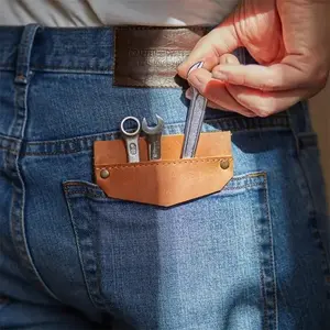 Small Wrench Screwdriver Hardware Storage Bag, Small Hand Tool Pouch, Edc Tool Pants Insert Bag, Leather Box Bag