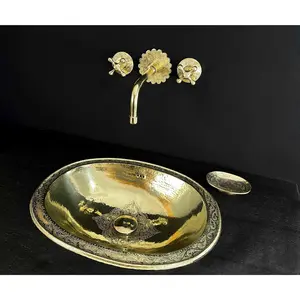 Brass Wall-Mounted Faucet with Rough-in Valve