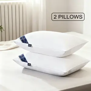 Little White Pillow Simple White Pillow Little White Pillow - Soft & Breathable for Daily Use Pure White Pillow  Minimal White Pillow