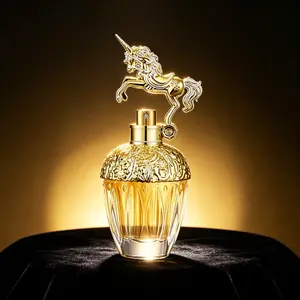 “Unicorn Luxury Perfume - Gold Sculpted Bottle, Sweet Floral & Vanilla Fragrance for Women”
