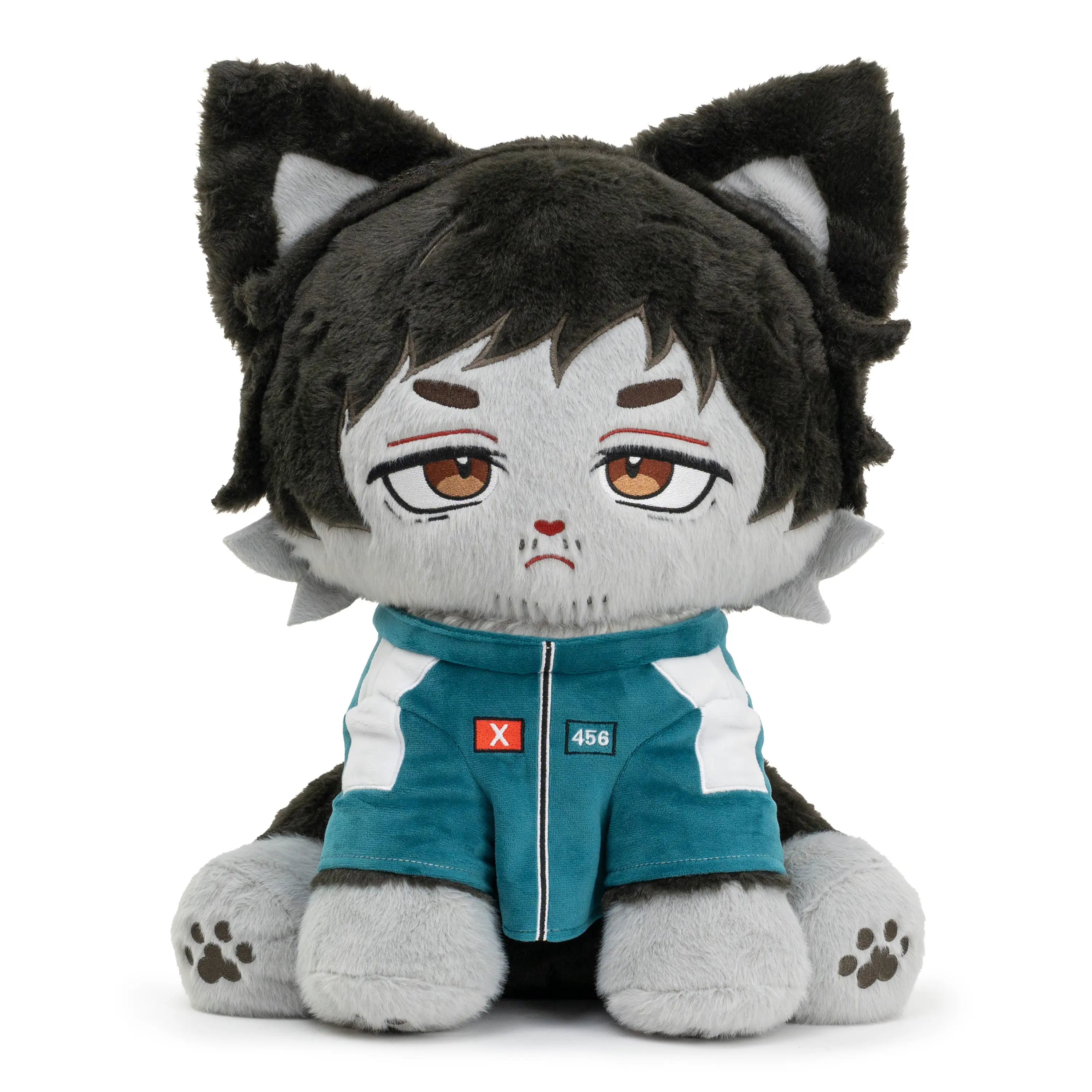 PLUSHSHOP 17in Kawaii Stuffed Toys - 456meow Fluffy Plush Stuffed Toy, Soft Huggable Plushie, Clearance Gift for Kids, Plush Stuffed Toys