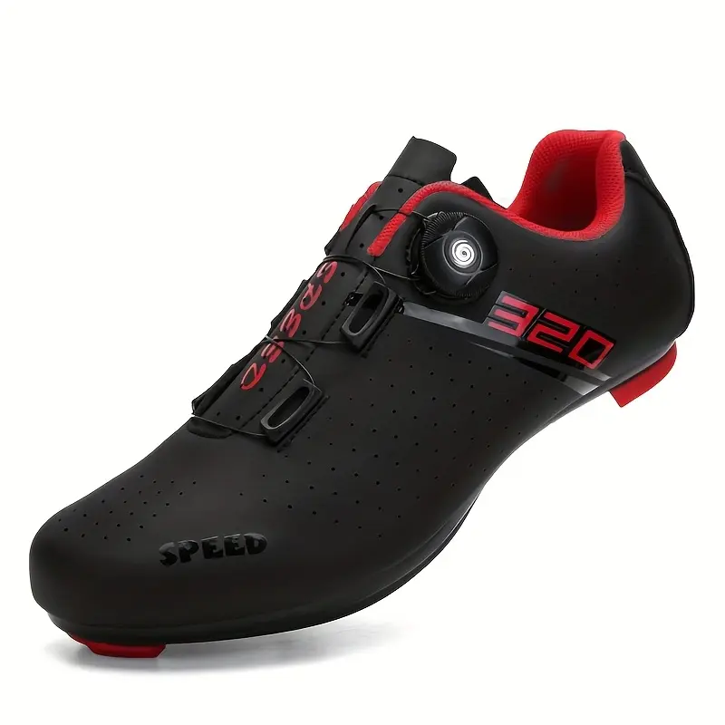 Unisex Professional Cycling Shoes, All-Season Mountain/Road Bike Shoes with Rotating Buckle, Secure Fit Locking Sole Sneakers for Women