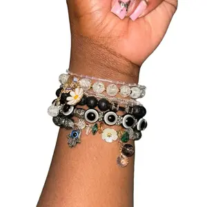 Adorable Arm Candy from GlamouWRIST Bead bracelet’s variety of colors  (5-7 bracelets) sanrio charms