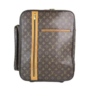 Pre-owned Louis Vuitton Leather Luggage Monogram Canvas Bosphore with Monogram Pattern and Zip Closure