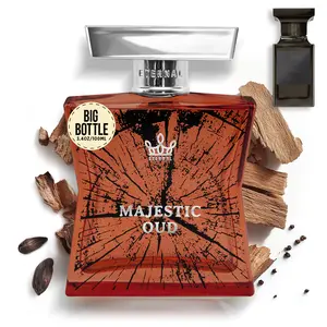 Eternal Majestic Oud - Inspired by Oud Wood - 3.4 oz (100ml) - EDP - Long-lasting - Vegan - Clean Ingredients - Unisex Perfume Spray for Men & Women - 2000 sprays per bottle