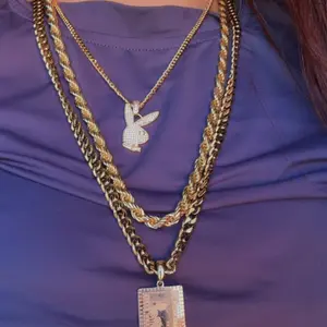 Holylegend 14K Real Gold-Plated Rope Chain Necklace for Women and Men,Upgraded Shine, Faceted Cut, Tarnish-Free, Goldstone necklace 6mm/8mm, 22"/24" Jewelry