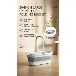 Nexapick Collapsible Cleaning Bucket – Universal Compatibility, Efficient Wringing, and Foldable Storage for All Mop Styles