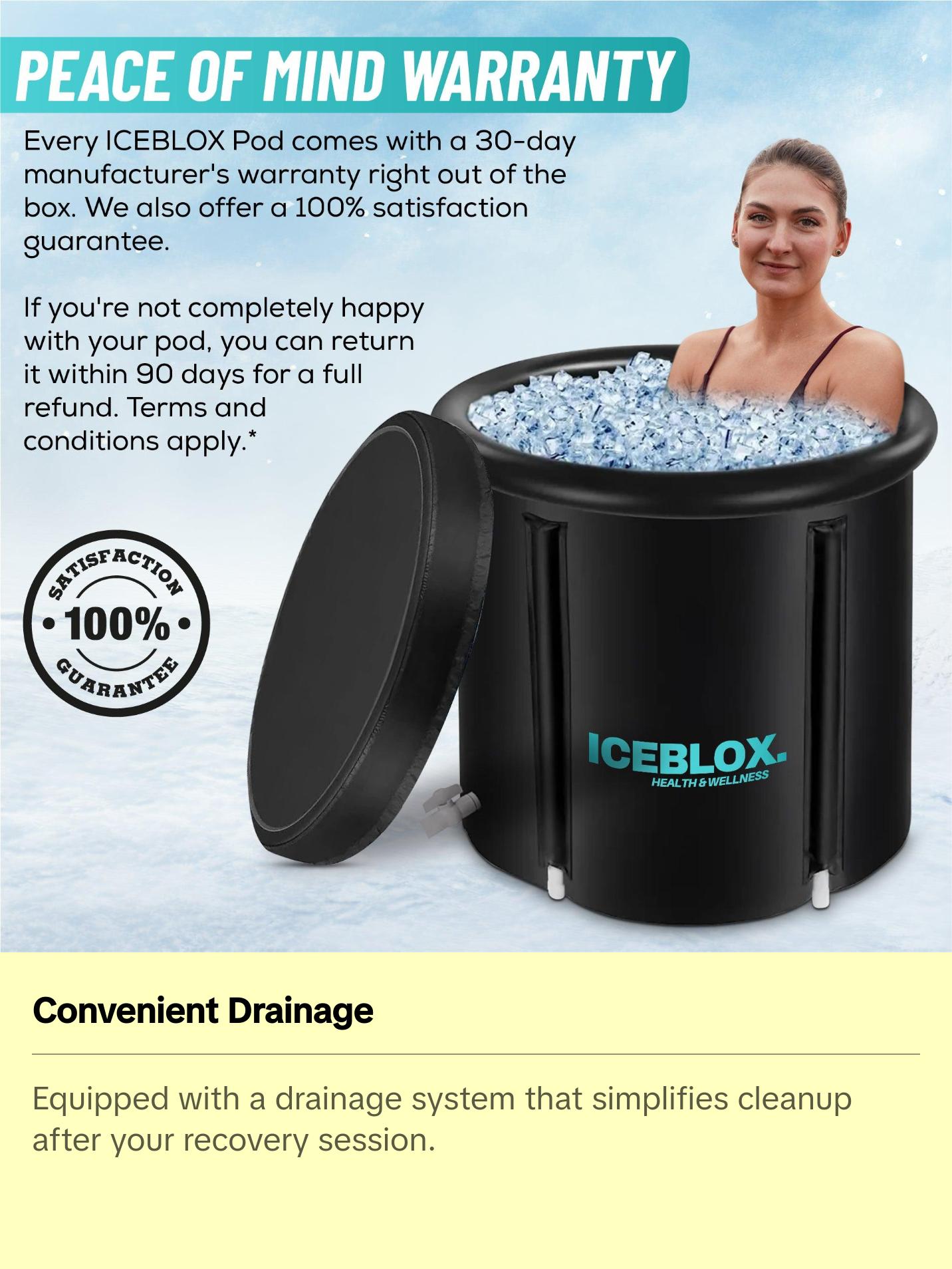 ICEBLOX Portable Ice Bath Tub for Ultimate Recovery