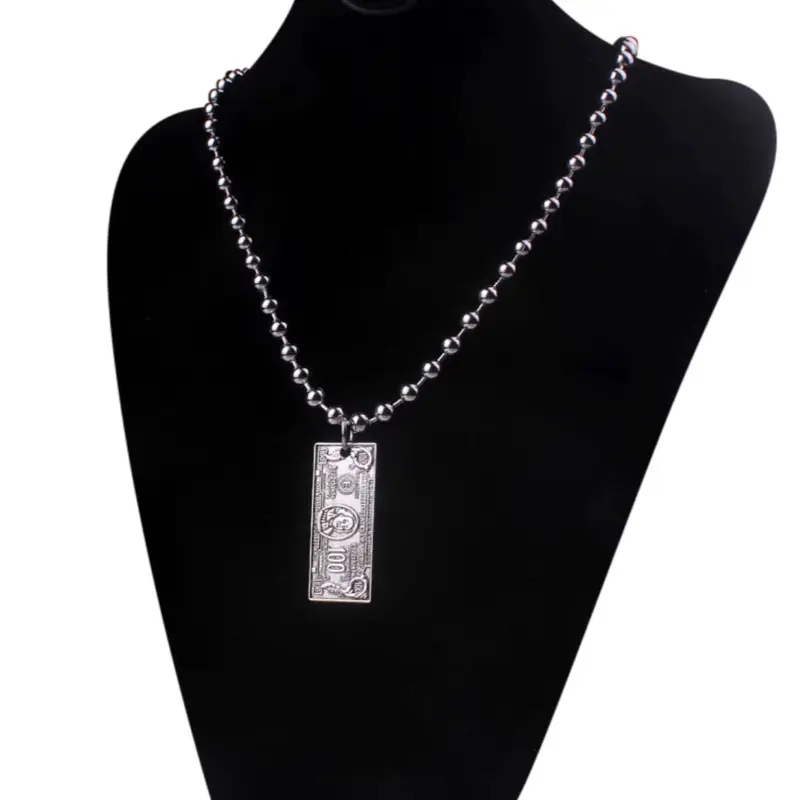 Vmesscollective Us Dollar Pendant Necklace