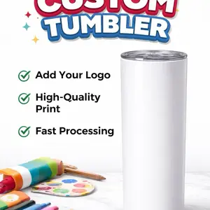 20oz Custom Tumbler with Your Logo | Personalized Cup for Business | Gift Idea | Portable