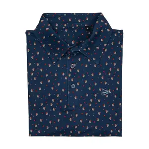 The Throwin Darts Polo for Men – Lightweight 3D Printed Golf Shirt, Breathable Short Sleeve Athletic Polo for Casual Bar & Party Style