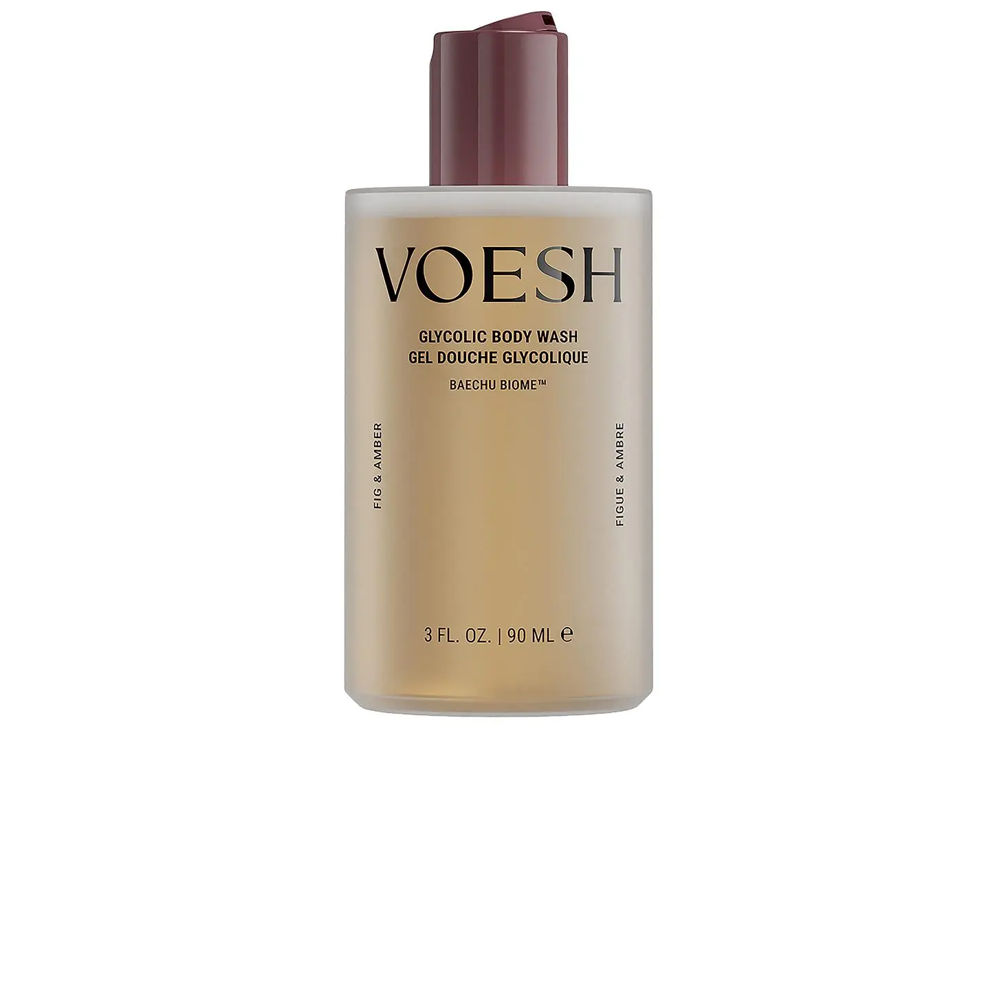 VOESH Travel Glycolic Body Wash in Fig & Amber
