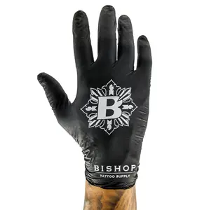 Bishop Tattoo Supply - Black Nitrile Gloves