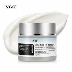 VGO Snail Mucin 92% Moisturizer Daily Face Moisturizer Hydrating Repair Face Gel Cream for Dry & Sensitive Skin, All Skin Types 50g viral snail mucin Skincare Comfort Moisture Hydrate