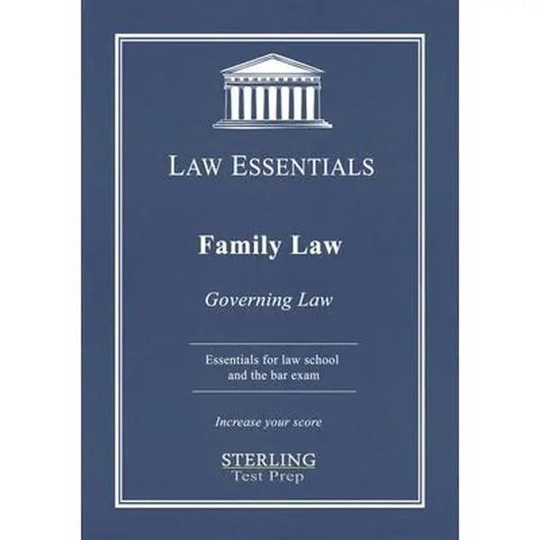 USED-Family Law, Law Essentials: Governing Law for Law School and Bar Exam Prep by Test Prep, Sterling (Paperback)