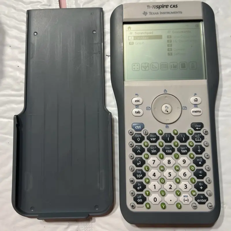 Texas Instruments Ti nspire CAS Graphing Calculator With Cover Tested