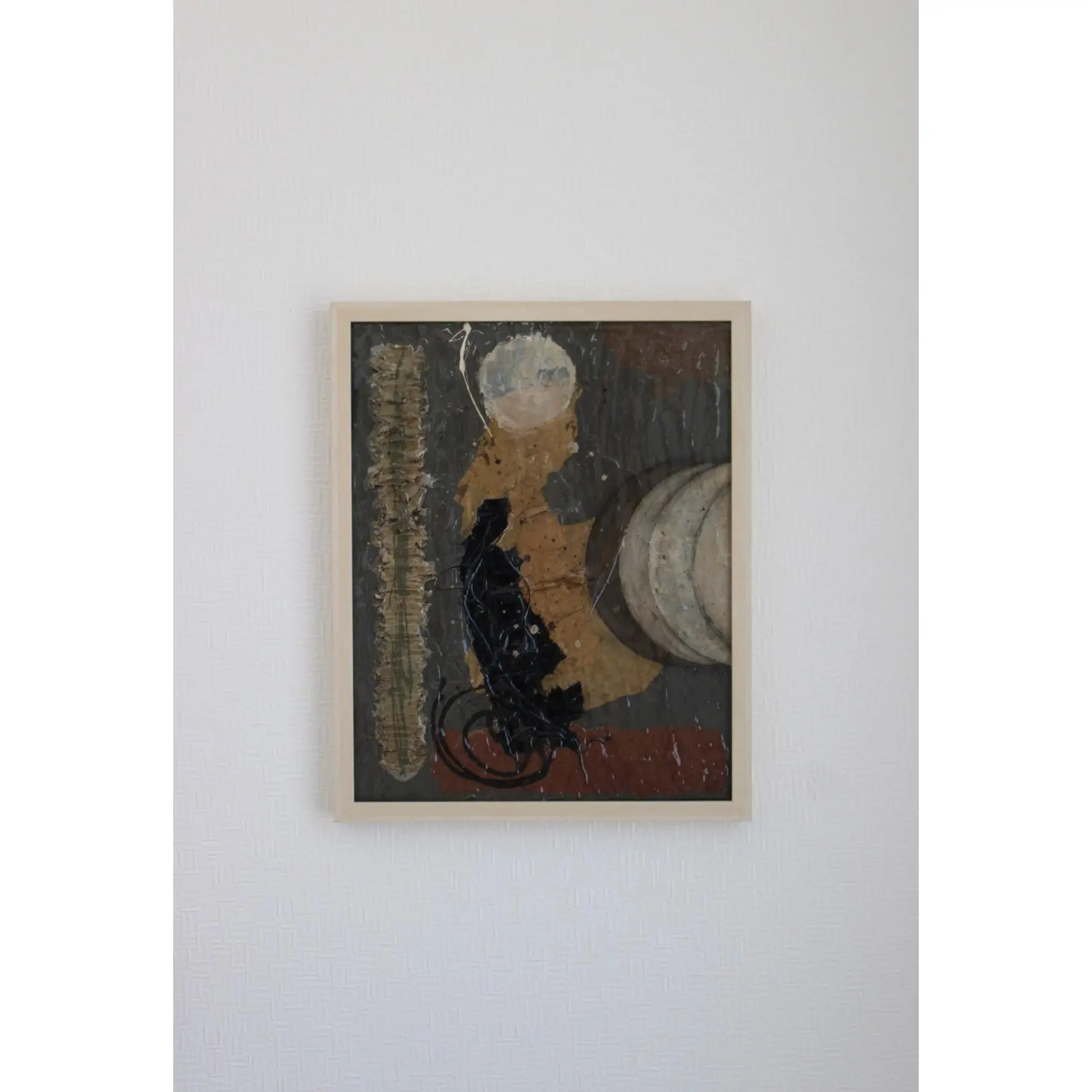 Angela Dickerson Nocturne Vessel Study Original Framed Artwork