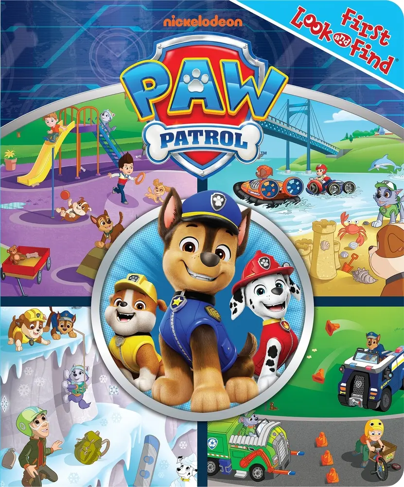 USED Book - Nickelodeon Paw Patrol: First Look and Find by Pi Kids (Board book) - english