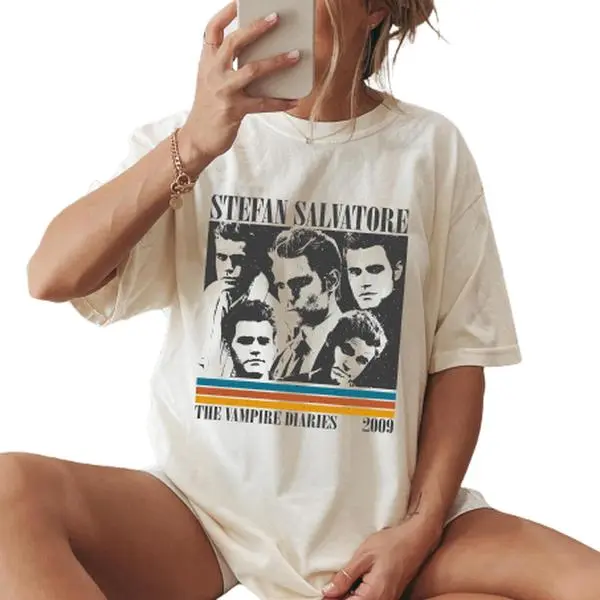 Vintage Stefan Saatore Retro Tee The Vampire Diaries Fan Shirt 90S Style Comfort Colors Shirt