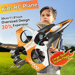 TongLi Children's remote control airplanes, foam remote control airplanes, stunt remote control airplanes, crash-resistant foam airplanes, fixed-wing remote control airplanes, drones suitable for children aged 8-12 Christmas Halloween Thanksgiving gift