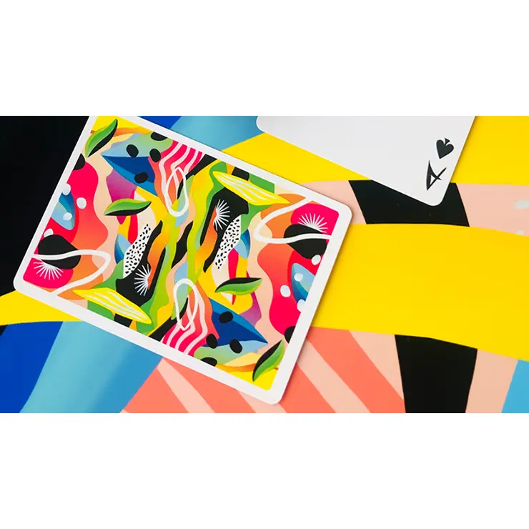 CardCutz Mountain Playing Cards 2021 Summer Collection Fully Custom Design by Lorena Eloizaga Printed on Thin Crush Stock