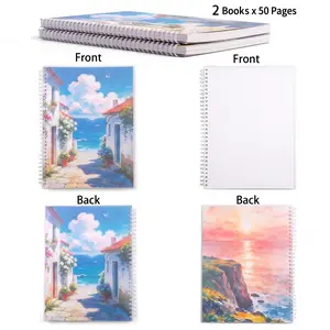 Ultimate A4 Sticker Storage Album Set | 2 Reusable Release Books (Landscape & DIY Cover)