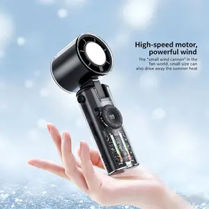 Small Size Big Wind Mini Turbo Fan, High Speed Handheld Portable Fan Fast Charging USB C Summer Must Have for Office Outdoor Rechargeable Rechargeable Protection Rechargeable