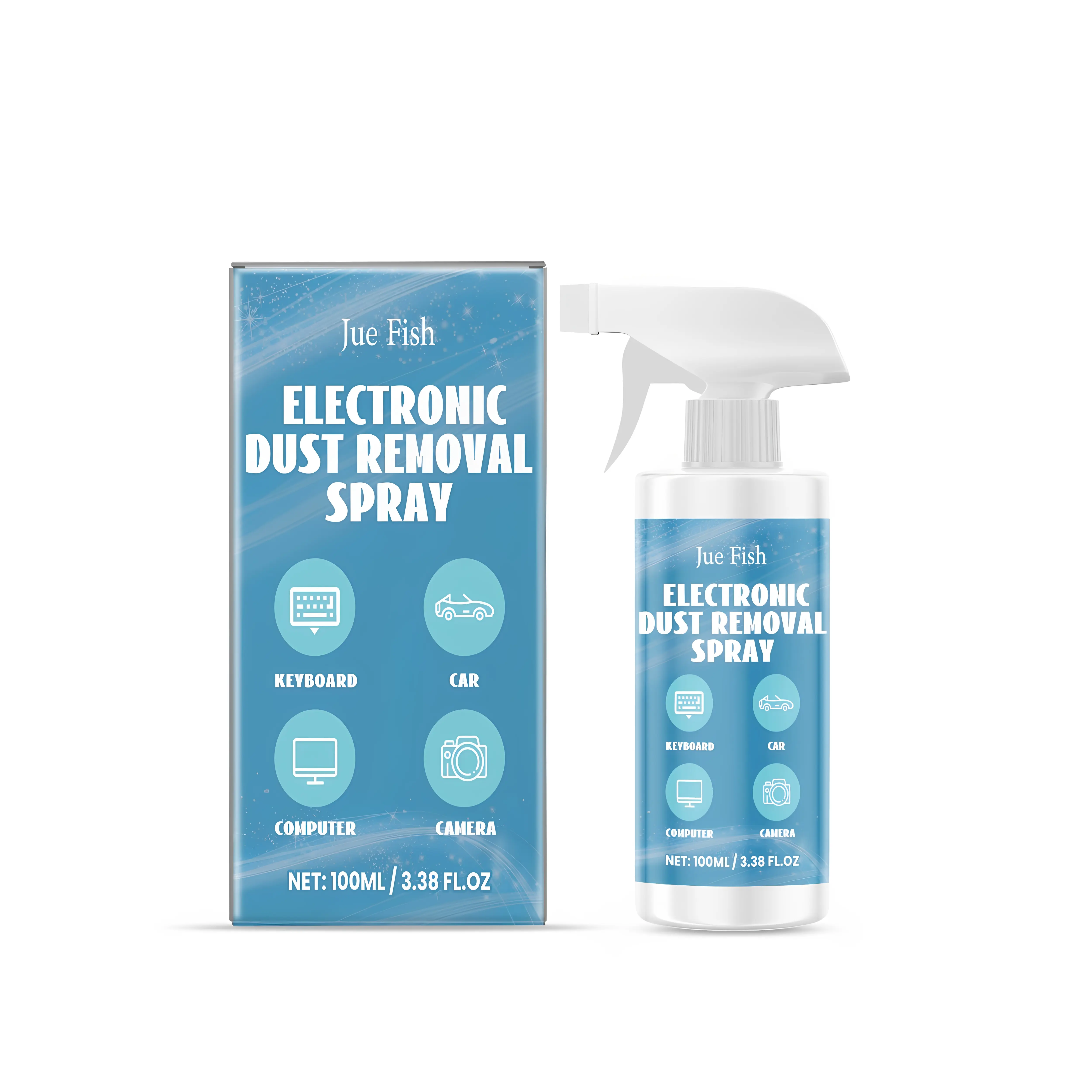 100ML Residue-Free Electronic Dust Removal Spray - Powerful, Pure, Nano Laptop Keyboard Cleaner for Electronics, Camera Lenses, Tough Device Equipment Smartphone