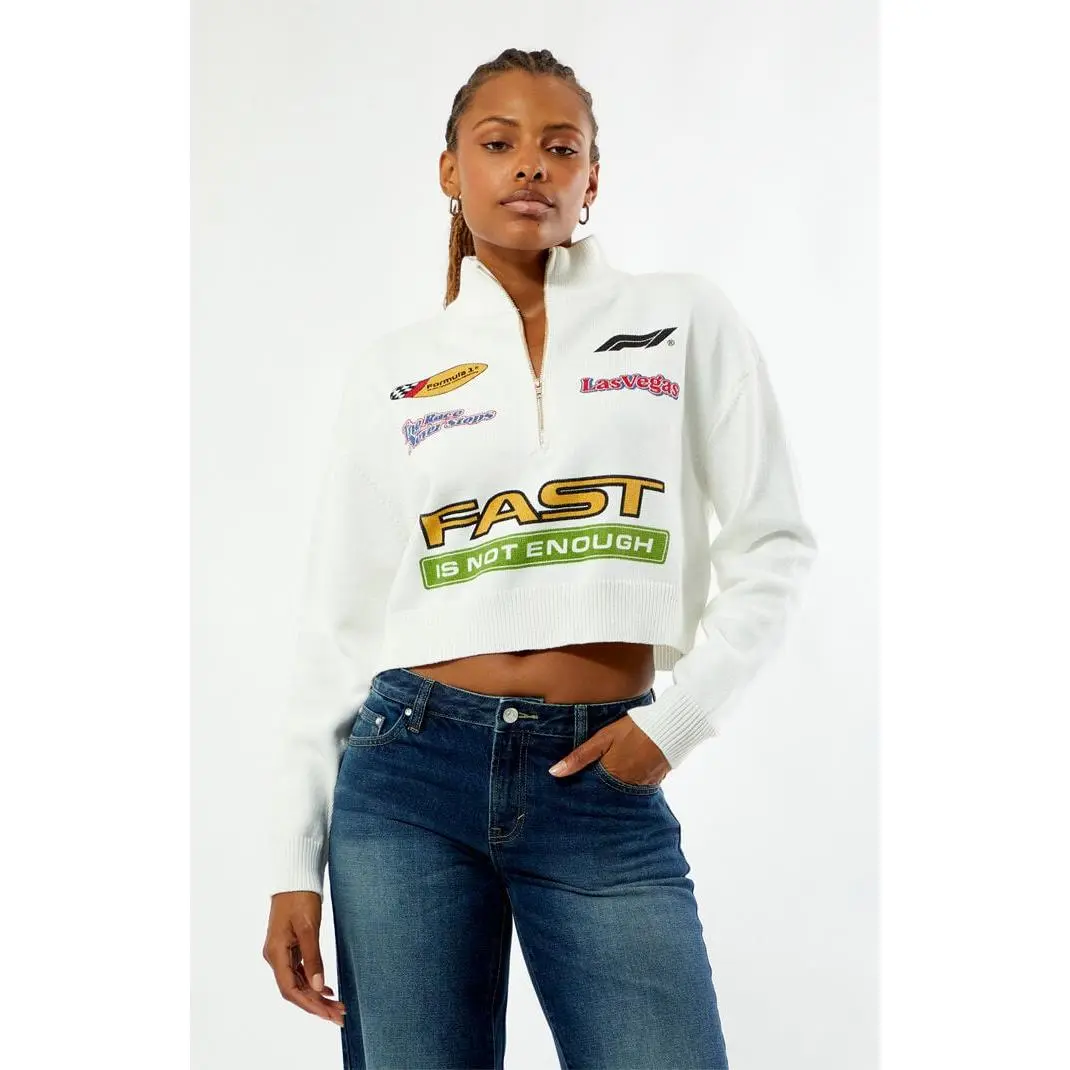 Formula 1 Women's x Pacsun Las Vegas Multi Half-Zip Knit Sweater