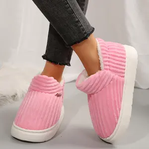 Comfortable Women's Cotton Slippers for Indoor Use - Soft and Cozy  House Shoes