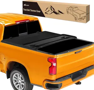Nilight Soft Tri-fold Truck Bed Tonneau Cover, Truck Bed Covers Custom-Fitted for 6.2 ft Chevy Colorado/GMC Canyon 2015-2025 New Body Style, Double-Layer PVC, Waterproof Sealant, Cargo Protection