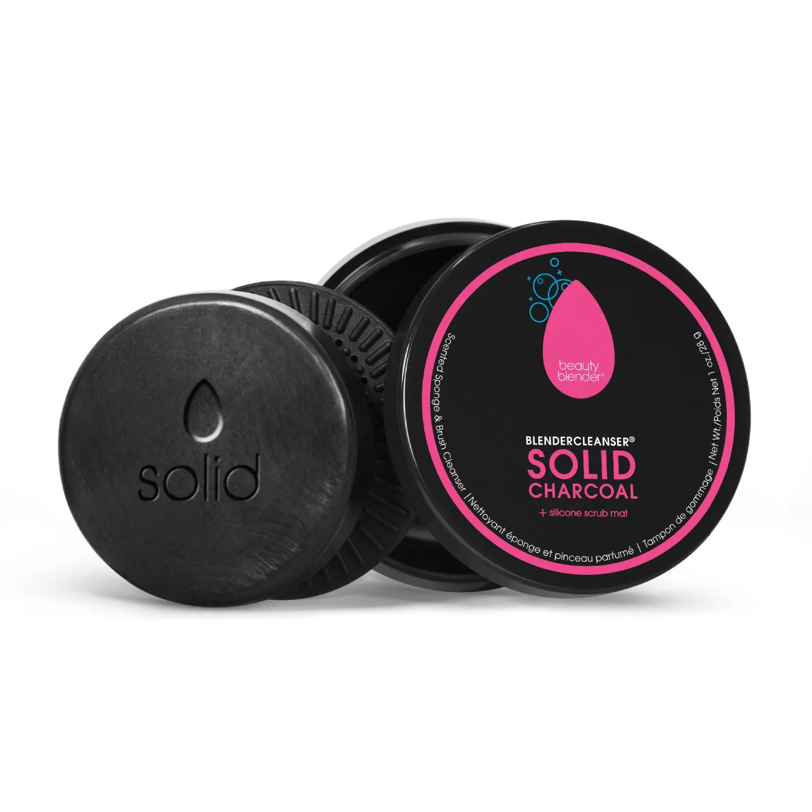 Blendercleanser® Solid Charcoal Scented Sponge & Brush Cleanser