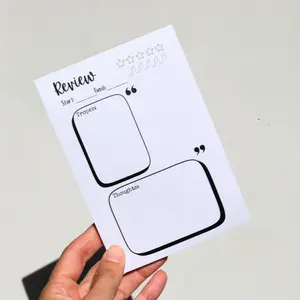 Book Review Sticky Notes - Bookish Review Pads bookish merch