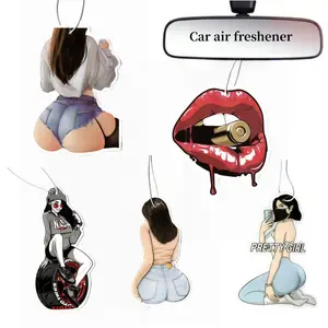 Anime Car Air Freshener Fragrance Discs, Car Scents, Rearview Mirror Hanging Decor, Car Accessory, Anime Style Auto & Room Decoration Gift for Men Women