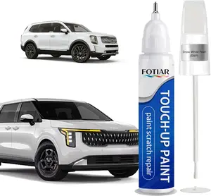 Snow White Pearl SWP Touch up Paint forExact Match Scratch Repair KitIn Premium Car Paint Pen for Chips & Nicks