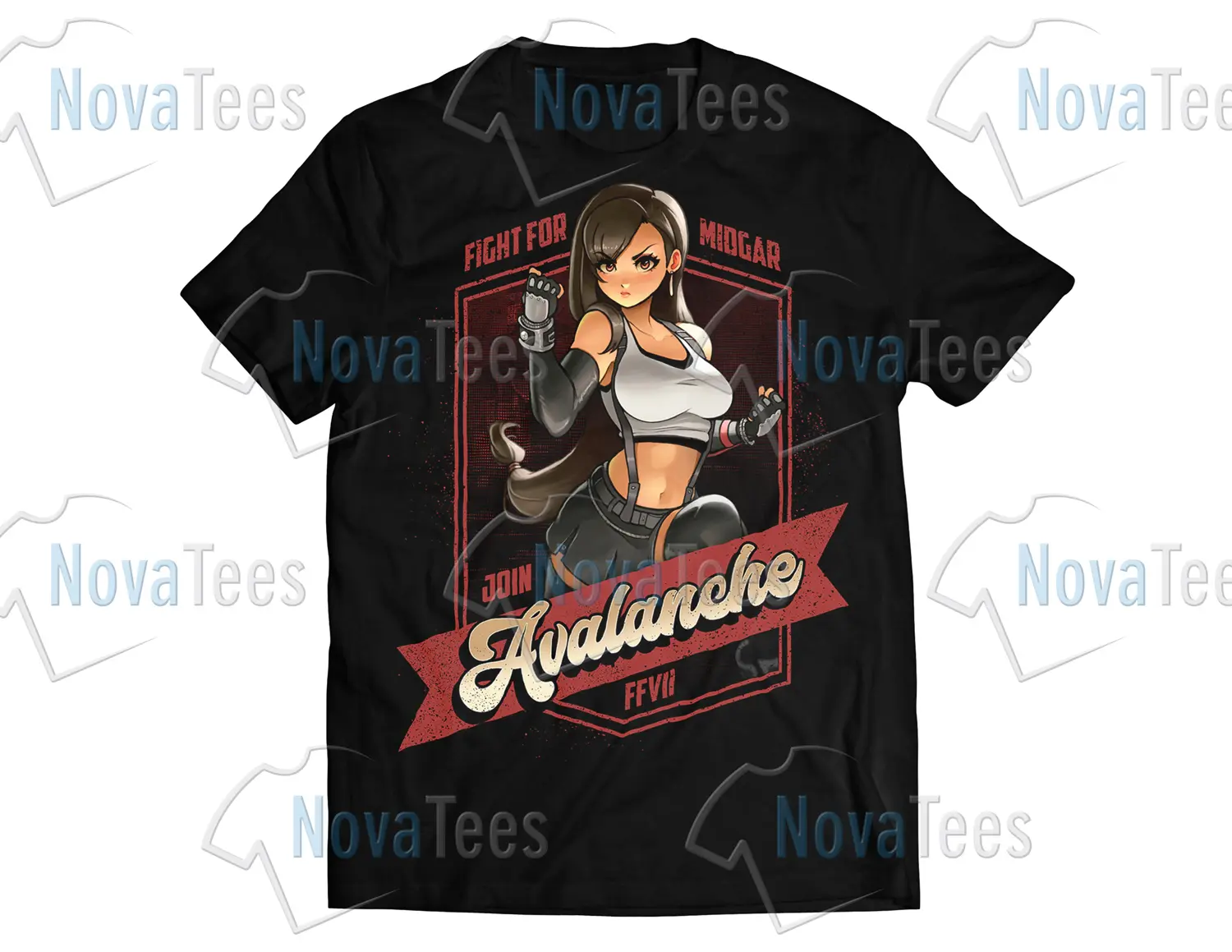 Join The Avalanche T-Shirt Men | Final Fantasy VII Tifa Lockhart